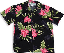 Load image into Gallery viewer, Boys Hawaiian Shirt - Orchid Fern