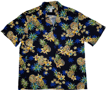 Load image into Gallery viewer, Men's Hawaiian Aloha Shirt - Golden Pineapple