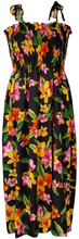 Load image into Gallery viewer, Women's Maxi Hawaiian Dress - Happy Plumeria
