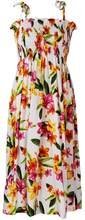 Load image into Gallery viewer, Women's Maxi Hawaiian Dress - Happy Plumeria