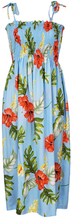 Load image into Gallery viewer, Women's Maxi Hawaiian Dress - Monstera