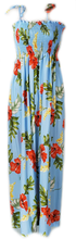 Load image into Gallery viewer, Women's Maxi Hawaiian Dress - Monstera