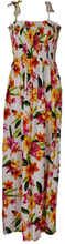 Load image into Gallery viewer, Women's Maxi Hawaiian Dress - Happy Plumeria