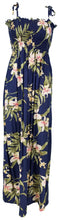 Load image into Gallery viewer, Women's Maxi Hawaiian Dress - Pali Orchid