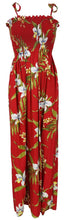 Load image into Gallery viewer, Women's Maxi Hawaiian Dress - Pali Orchid