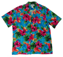 Load image into Gallery viewer, Men's Hawaiian Aloha Shirt - Watercolor Hibiscus