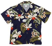 Load image into Gallery viewer, Boys Hawaiian Shirt - Hawaiian Orchid