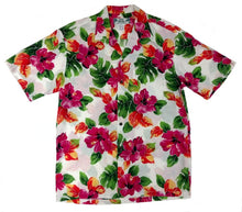 Load image into Gallery viewer, Men's Hawaiian Aloha Shirt - Watercolor Hibiscus