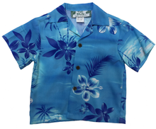 Load image into Gallery viewer, Boys Hawaiian Shirt - Moonlight Scenic