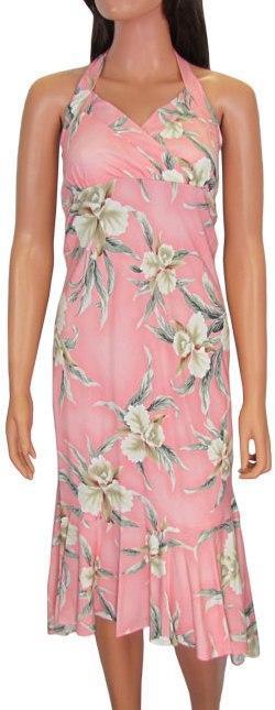 Hawaiian Dress Retro Orchid Pink 904-R Medium Hawaiian Dress Retro Orchid Pink 904-R Medium